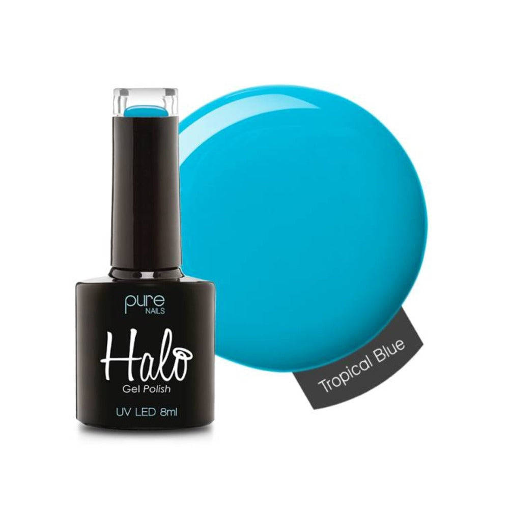 Halo Gel Polish - Beach Party - Tropical Blue