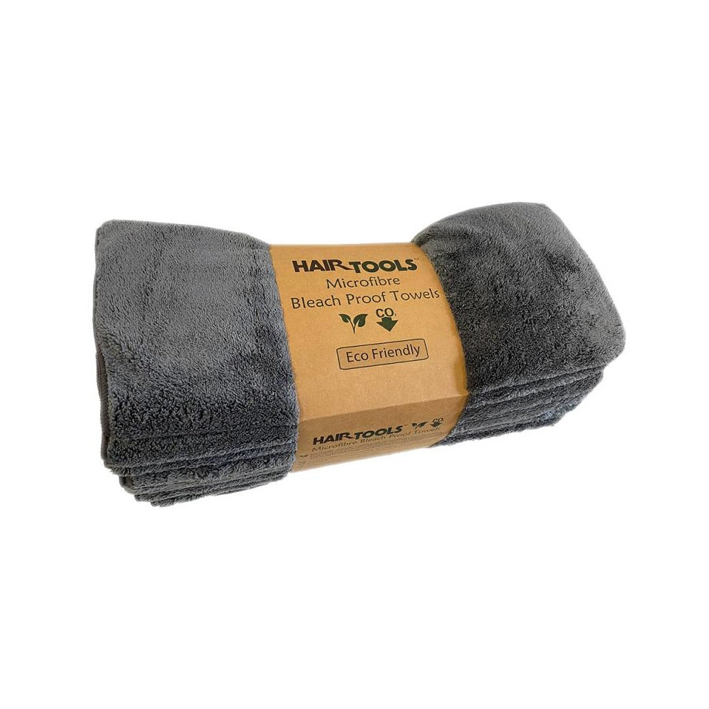 Hair Tools Towels - Microfibre Bleach Proof - Steel Grey