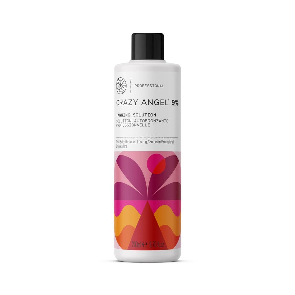 NEW CRAZY ANGEL - Salon - Professional Tanning Solution 9% (Medium) 200ml