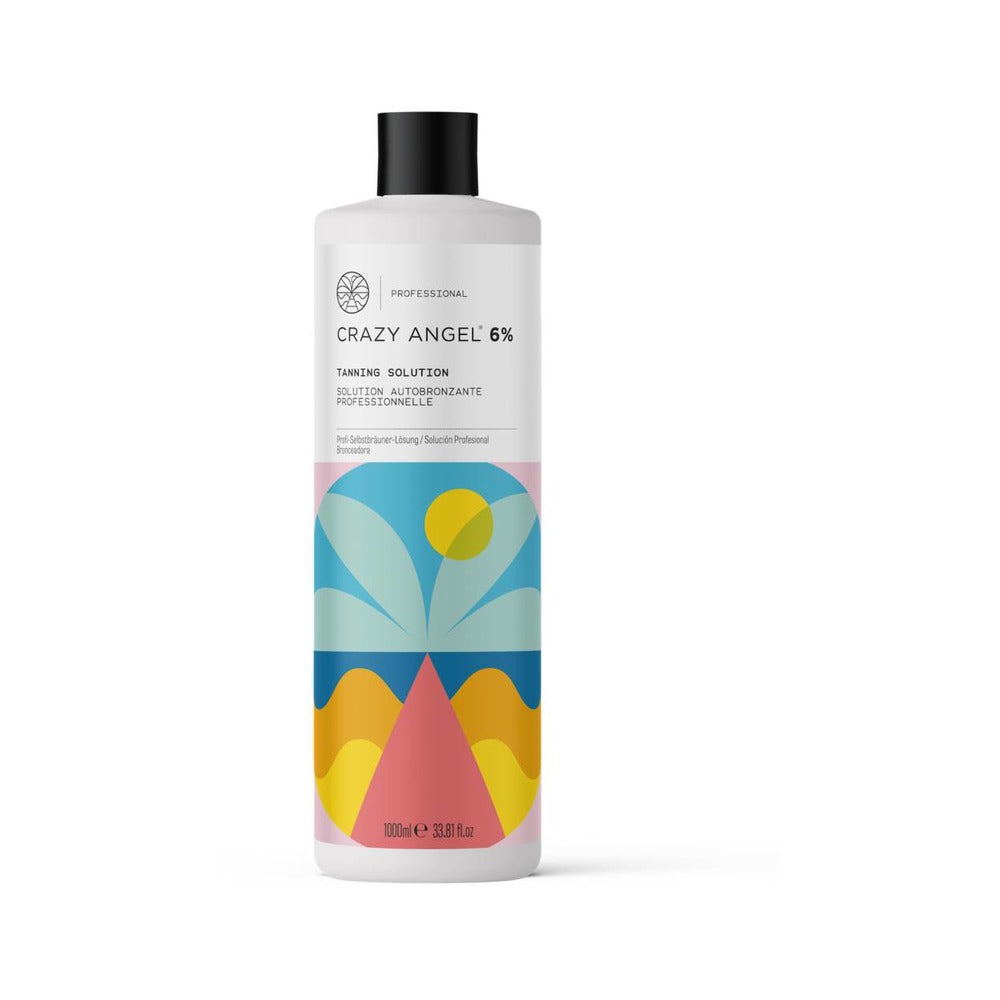 NEW CRAZY ANGEL - Salon - Professional Tanning Solution 6% (Light) 1000ml