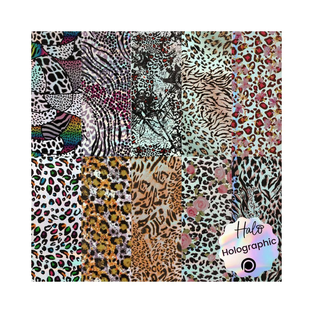 HALO Create - Nail Foils - Laser Leopard