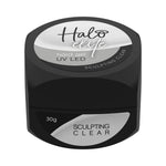 HALO ELITE Hard Gel Sculpting Clear 30g - Thick Non-Self-Levelling UV/LED Hard Gel