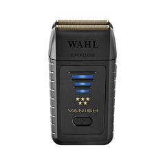 Wahl VANISH shaver with a black body and a three-star rating system on the side.
